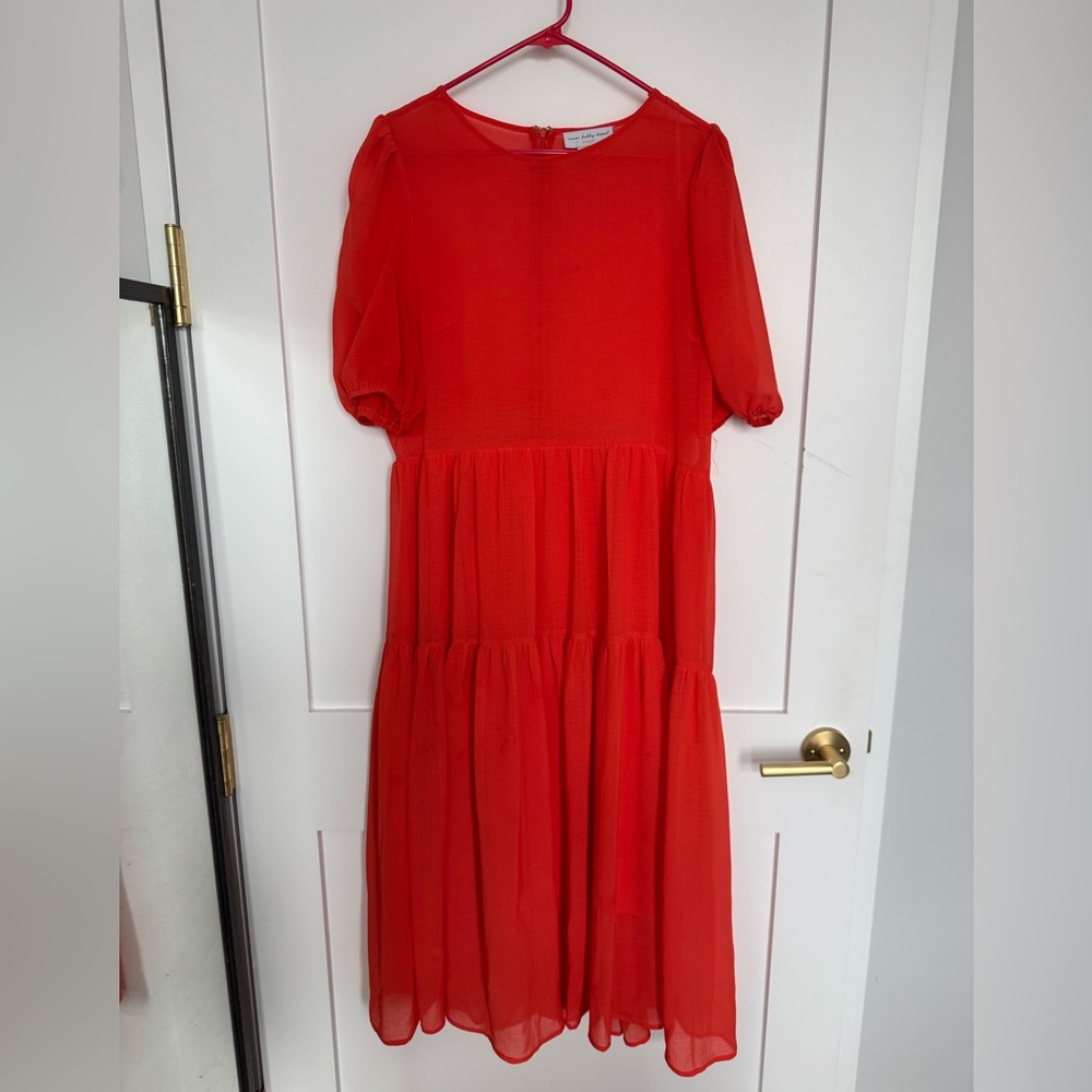 Never Fully Dressed | Abigail Dress | Orange | Size 12